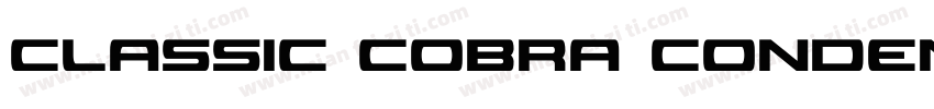 Classic Cobra Condensed Condensed字体转换